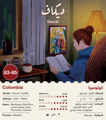 اومني | كولومبيا | ديكاف | توت اسود وبرقوق احمر (250 غرام)