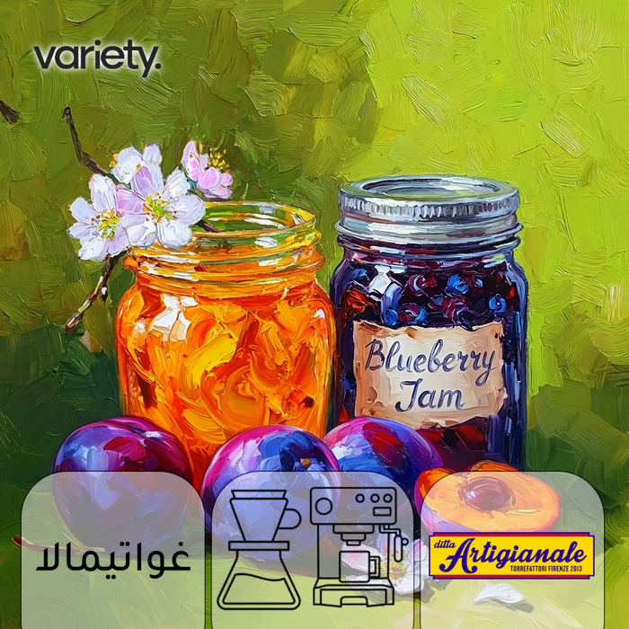 اومني | غواتيمالا | باكامارا مجفف | برقوق ومربى التوت الازرق (250 غرام)