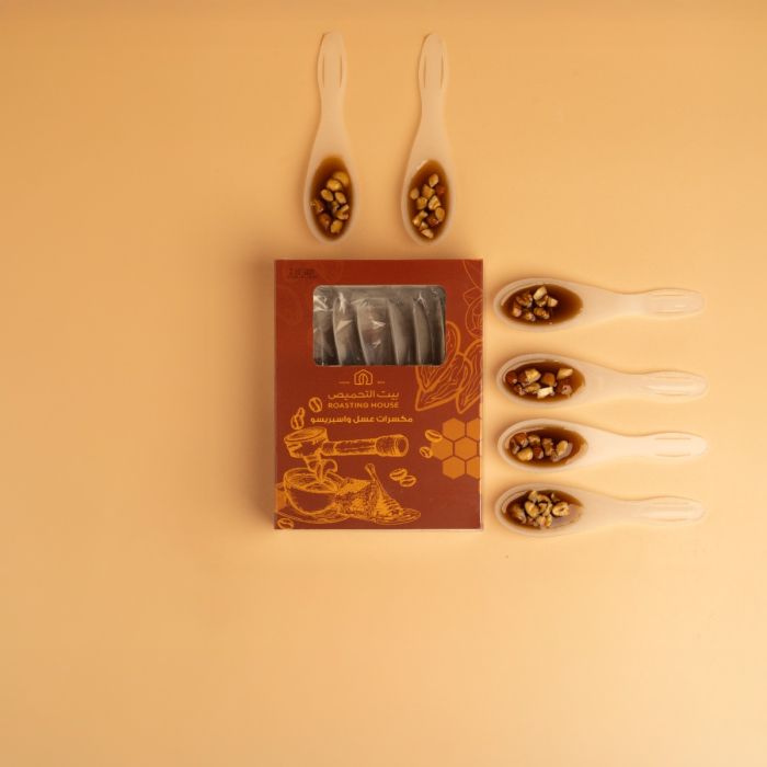HONEY | HONEY & ESPRESSO WITH NUTS | (6 SPOONS)