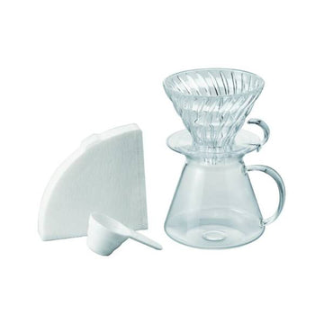 HARIO | V60 GLASS DRIP SET | SIZE 02